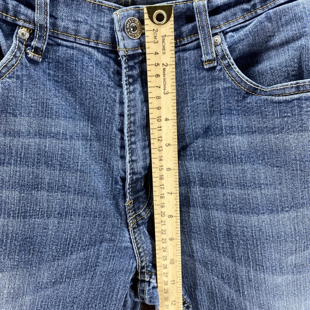 Levis Jeans Mens 34x30‎ Blue Athletic Mid Rise Denim Stretch Western Straight